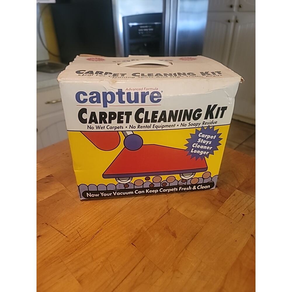 Capture Carpet Cleaning Kit 2.5 lb Advanced Formula Removes Dirt Odors Allergen
